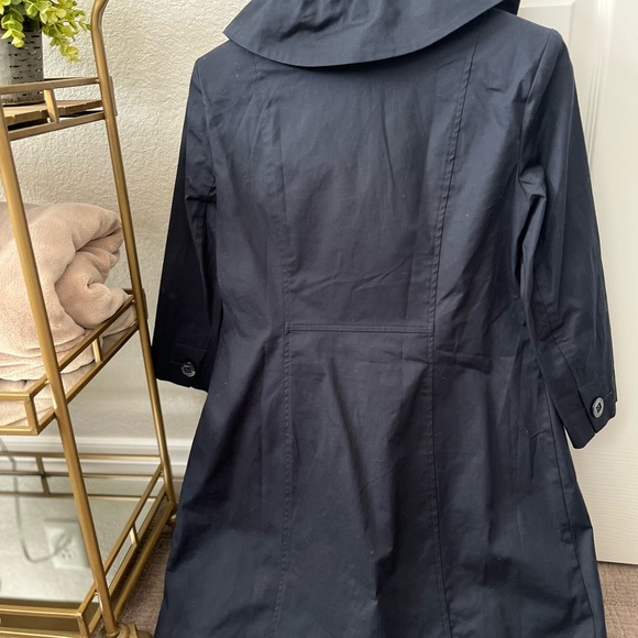 Cabi Pose Ruffle Spring Navy Jacket Small - Picture 2 of 4